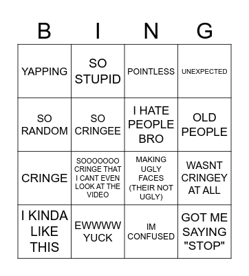 2NDHAND EMBARRASSMENT Bingo Card