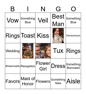 Wedding Shower Bingo  Bingo Card