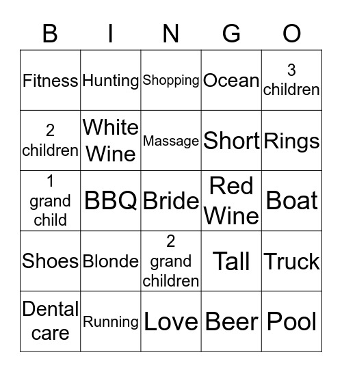 Knot Bingo Card