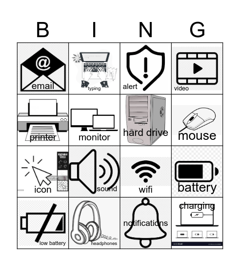 Computers Bingo Card