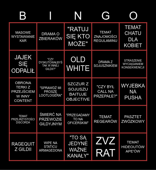 DAILY DRAMA A LOT Bingo Card