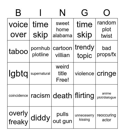 tomorrows teaching bingooo Bingo Card