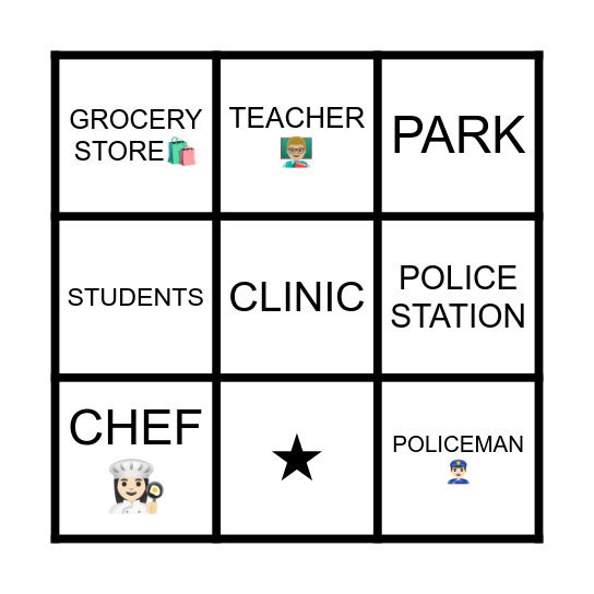 WHAT IS IN MY COMMUNITY? Bingo Card