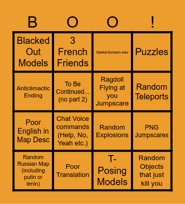 Dos Comp Halloween Bingo Card