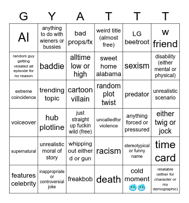 Tomorrow's Teachings Bingo Card
