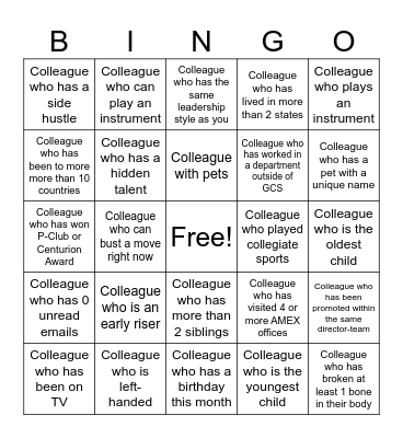 BBP Sales Bingo! Bingo Card