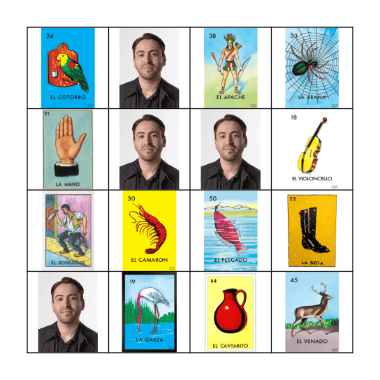 Loteria Bingo Card