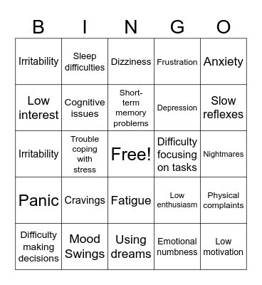 PAWS Bingo Card