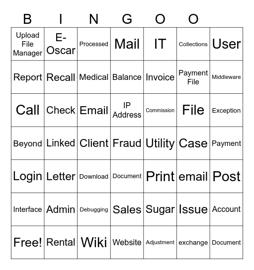 DID YOU HEAR ME !!! Bingo Card