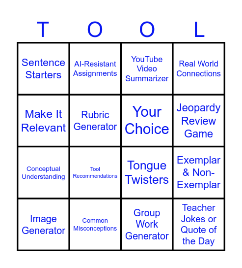 🪄Spellbound Bingo: MagicSchool.AI Edition Bingo Card