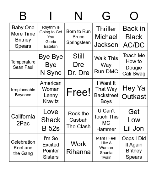 Employee Appreciation Day Bingo Card