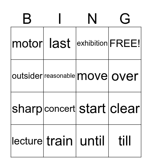 Hello, SUMMER! Bingo Card