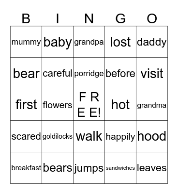 Bingo #6 Bingo Card