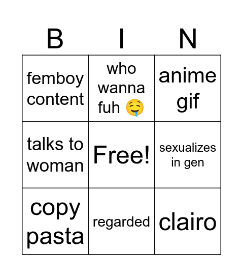 Cody Fireside BINGO Card