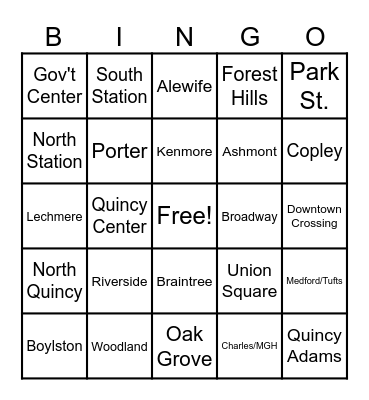 𝗠𝗕𝗧𝗔 𝗕𝗶𝗻𝗴𝗼 Bingo Card