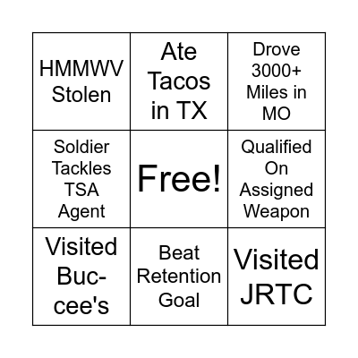 2024 Bingo Card