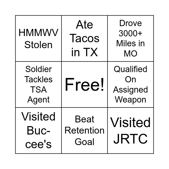 2024 Bingo Card