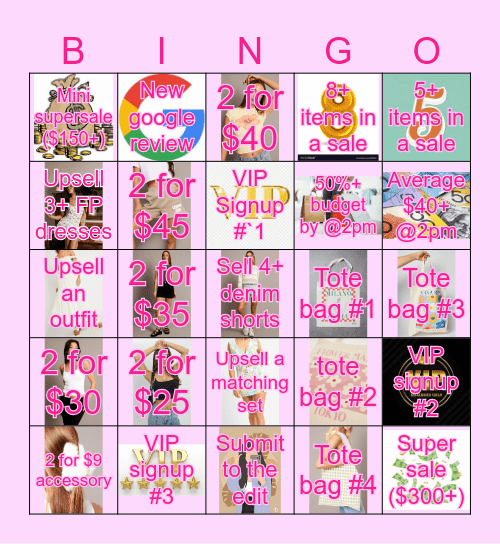 Ally VIC 3 bingo Card