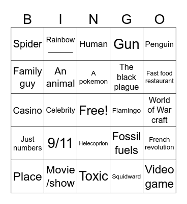 Infinite craft bingo Card