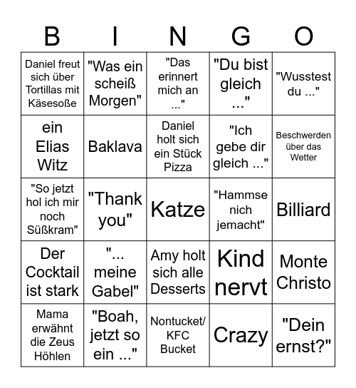 Bullshit Bingo Card