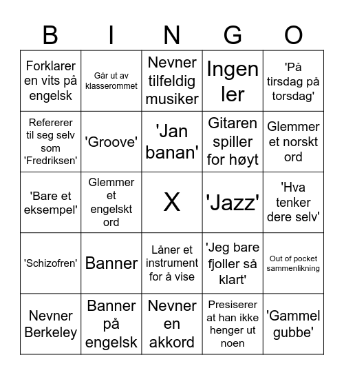 Jan-Bingo Card