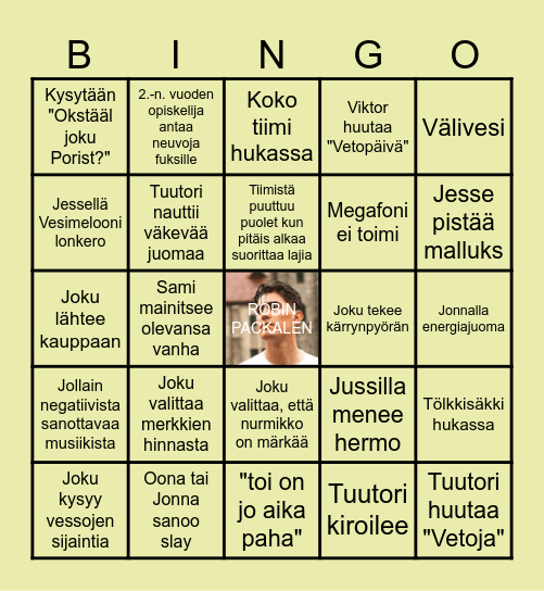 Tikolympics bingo Card