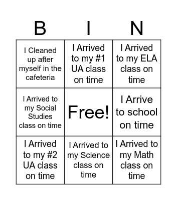 MILK Mustang Bingo Date: ___________ Bingo Card