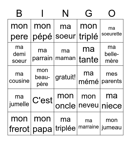 Jelani Maitland Bingo Card