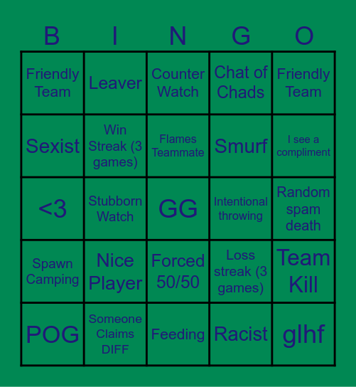 GrOverwatch Bingo Card