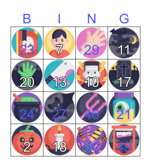 HALLOWEEN BINGO Card