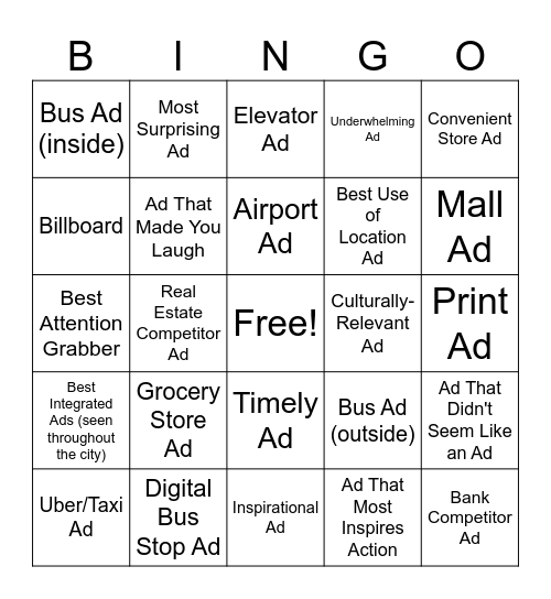 Houseful Growth Team Bingo Scavenger Hunt Bingo Card