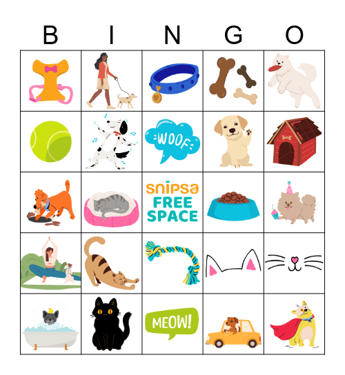 SNIPSA Bingo Card