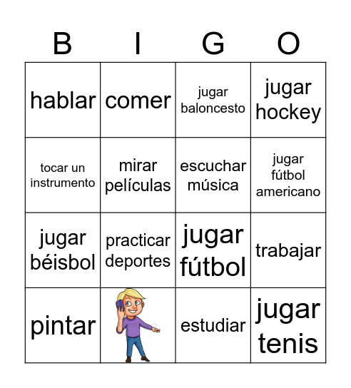 E1U1ASD2- Las Actividades Bingo Card