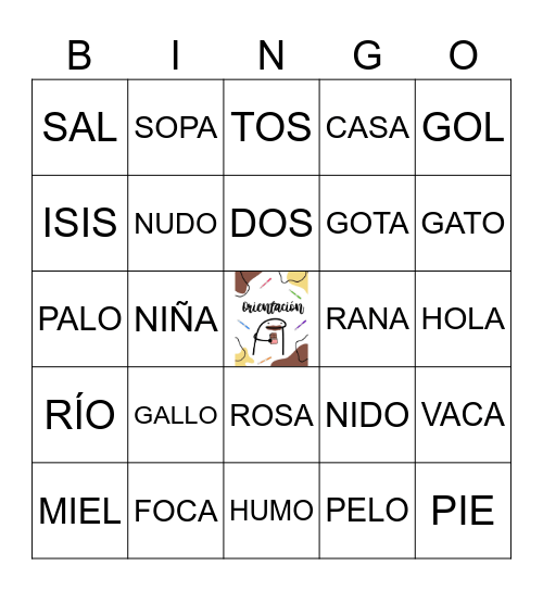 SUPER BINGO DE PRIMERO Bingo Card