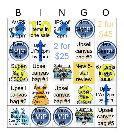 VIC 2 FRI-YAY BINGO Card