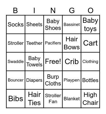 Present Bingo Card