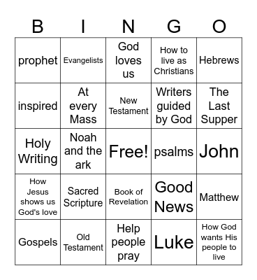 Chapter 2 Review Bingo Card