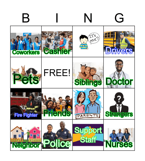 Social Circles Bingo Card