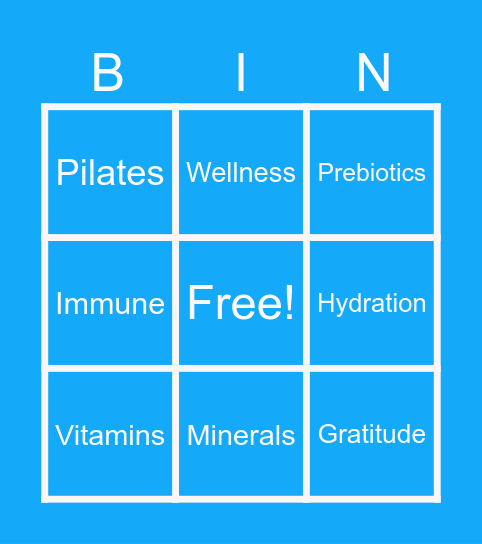 POWER WEEK BINGO Card