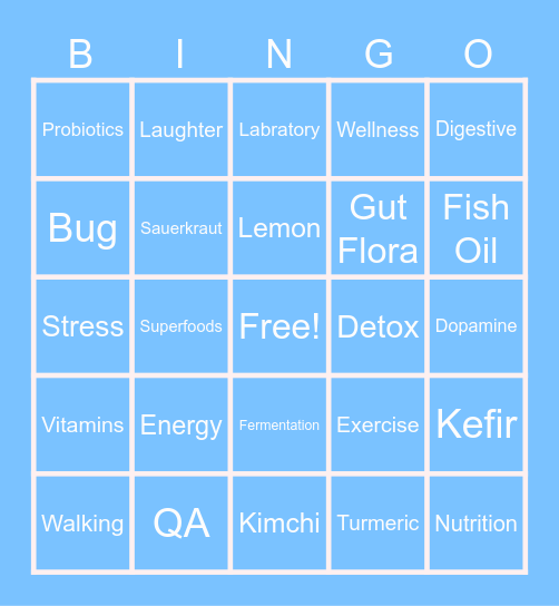 Power Week Bingo Card