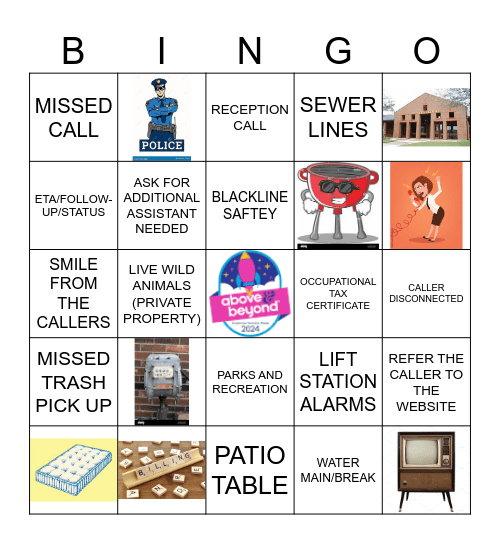 ABOVE & BEYOND-CSW Bingo Card