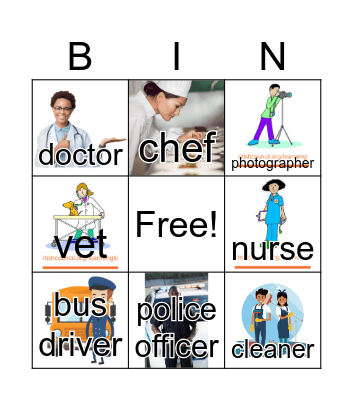 Job Bingo! Bingo Card