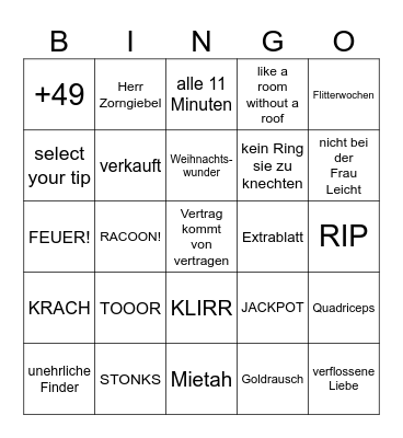 2024 Bingo Card