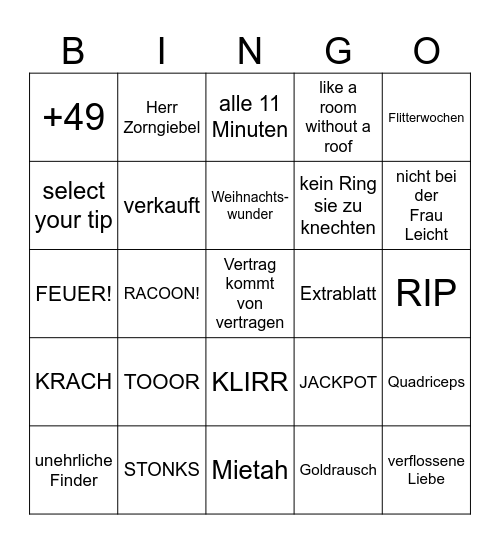 2024 Bingo Card