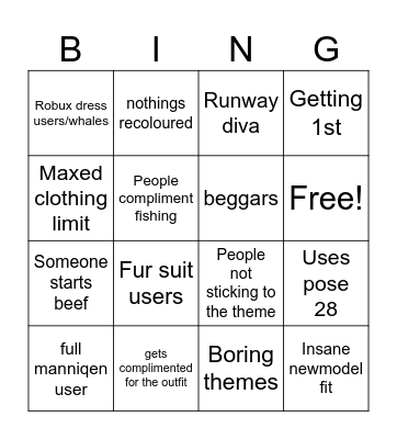 DTI BINGO Card