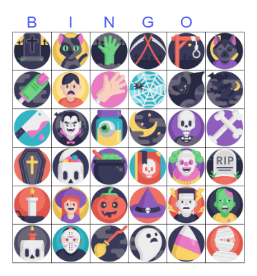 HALLOWEEN BINGO Card