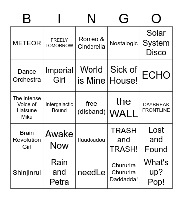 Hello Good Day! Bingo Card