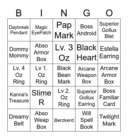 Testingo Bingo Card