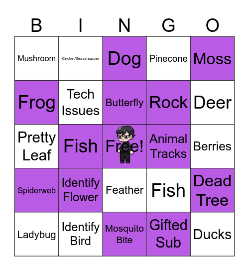 Liuss IRL Stream Bingo Card