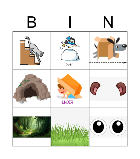 We’re Going on A Bear Hunt Bingo Card